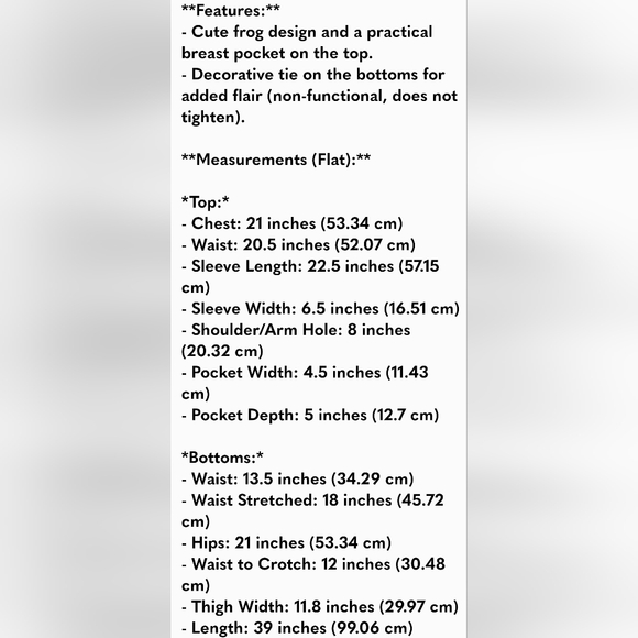 Adorable Kawaii Yellow Korean Frog Pajama Set with Shirt Pocket - Comfy - Picture 9 of 9